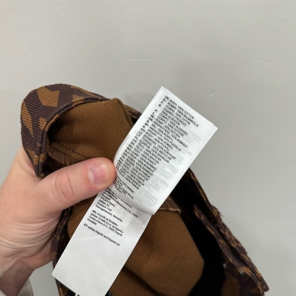 Adidas x Ivy Park Monogram Mini Skirt Brown Utility Size XS - Picture 7 of 9